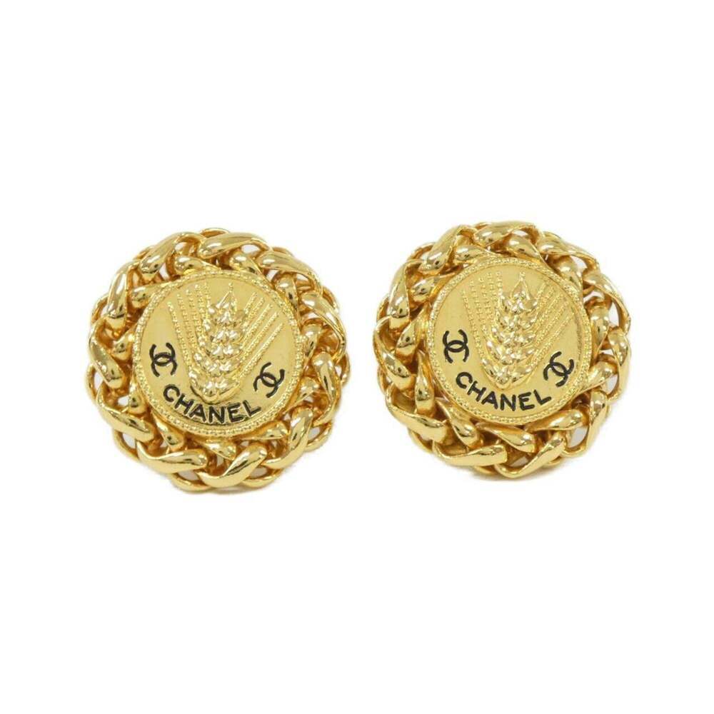 CHANEL Authentic Black Earrings